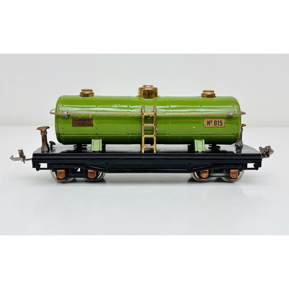 Lionel Prewar O 815 Tank Car Pea Green